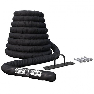 Gorilla sports, Battle Rope In Versch. Längen Und Dicken Unisex Schwarz ONE SIZE, Gorilla Sports - Battle Rope in versch. Längen und Dicken, One Size, Schwarz