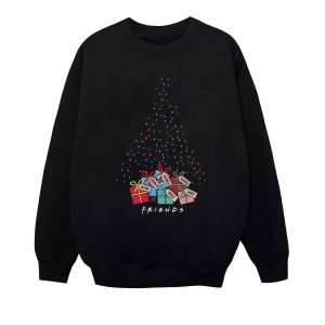 FRIENDS, Christmas Tree Lights Sweatshirt Unisex Schwarz 128