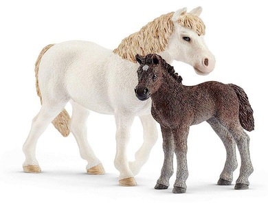 Schleich, Schleich Schleich® 42423 Farm World - Pony Stute und Fohlen, 