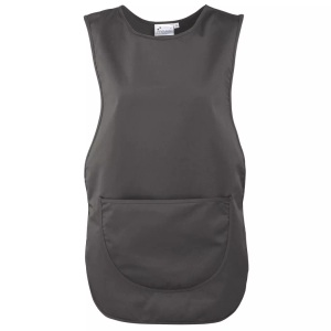 Premier, Arbeitsschürze Mit Tasche Unisex Grau M, PREMIER - Arbeitsschürze mit Tasche, M, Grau
