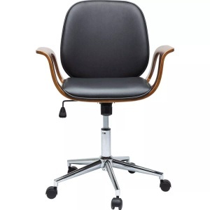 Kare Design, Bürodrehstuhl Patron Walnut, Bürodrehstuhl Patron Walnut