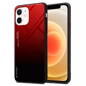 Cadorabo, Hülle für Apple iPhone 12 MINI Zweifarbig, Cadorabo - Hülle für Apple iPhone 12 MINI Zweifarbig, Rot