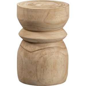 mutoni casual, Hocker Bikkel Holz natur rund 28x28, Hocker Bikkel Holz natur rund 28x28