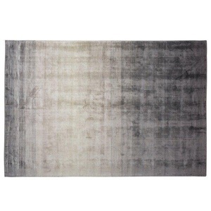 Beliani, Beliani Teppich hellgrau/dunkelgrau 160 x 230 cm Kurzflor ERCIS, 