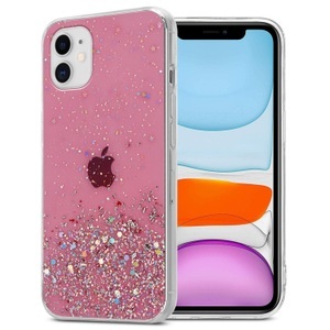 Cadorabo, Hülle für Apple iPhone 11 PRO MAX TPU Silikon mit funkelnden Glitter, Cadorabo - Hülle für Apple iPhone 11 PRO MAX TPU Silikon mit funkelnden Glitter, Rosa