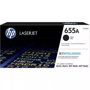 Hp, Original Tonerpatrone schwarz HP No. 655A, CF450A, Hewlett Packard Toner, schwarz, No.655A, CF450A, (12'500 Seiten)