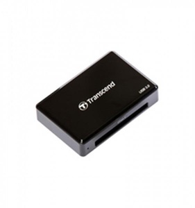 Transcend, Transcend RDF2 Externer Speicherkartenleser USB 3.1 (Gen 1) Schwarz, Transcend RDF2 Externer Speicherkartenleser USB-A (USB 3.1 Gen 1) Schwarz