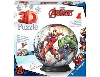 Ravensburger, Ravensburger 3D Puzzleball - Marvel Avengers, Marvel Avengers (Kinderpuzzle)