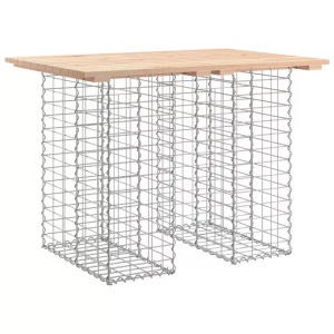 vidaXL, vidaXL Gartenbank aus Gabionen 100x70x72 cm Massivholz Kiefer, vidaXL Gartenbank aus Gabionen 100x70x72 cm Massivholz Kiefer