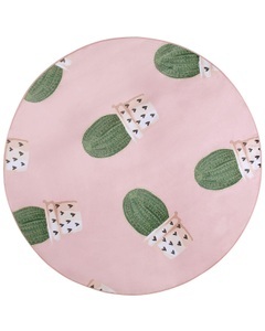 Beliani, Teppich aus Polyester ELDIVAN Teppich aus Polyester ELDIVAN, Beliani - Kinderteppich aus Polyester ELDIVAN, 120cm, Pink