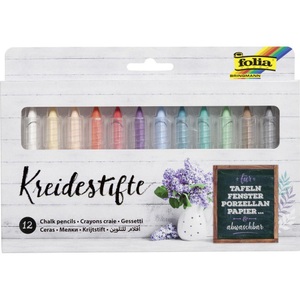 Max Bringmann KG, Kreidestifte 12er Set, Kreidestifte COLORS 12 Stück