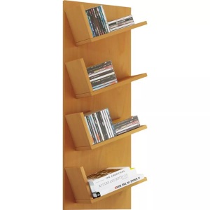 VCM, Holz Wandregal Hängeregal Regal Bücherregal Wandboard Deko Board Lansi Mini Holz Wandregal Hängeregal Regal Bücherregal Wandboard Deko Board Lansi Mini, VCM - Holzregal hängend | platzsparendes Regal Maße: H. 90 x B. 33 T. 16 cm Elegantes Aufbewahrungsregal Bücherregal Wandboard -, One Size, Bronze