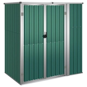 vidaXL, vidaXL Gerätehaus Grün 161x89x161 cm Verzinkter Stahl, VidaXL - Geräteschuppen stahl, One Size, Grün