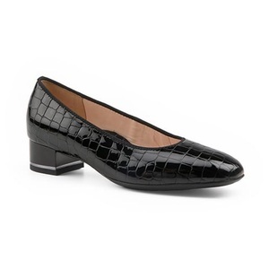 ARA, Ara Pumps »GRAZ«, mit Reptilprägung, Schuhweite: weit, ara - Graz Highsoft-8.5, für Damen, Schwarz, Größe 42.5