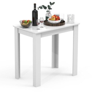VCM, Holz Esstisch Küchentisch Tisch Esal 80 x 50 cm Holz Esstisch Küchentisch Tisch Esal 80 x 50 cm, VCM - Holz Esstisch Küchentisch Tisch Esal 80 x 50 cm, 80cm, Weiss