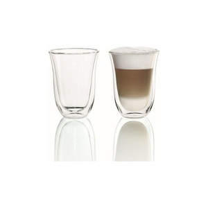 De Longhi, De Longhi 2er Set 220ml Latte Macchiato Gläser, De'Longhi Doppelwandige Latte Macchiato Gläser 330 ml 2erSet