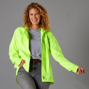 BTWIN, Fahrrad Regenjacke City 120 Damen Sichtbarkeit Psa-zertifiziert Neongelb Damen Gelb 44/L, BTWIN - Fahrrad Regenjacke City 120 Damen Sichtbarkeit Psa-zertifiziert Neongelb, für Damen, Gelb, Größe 44/L