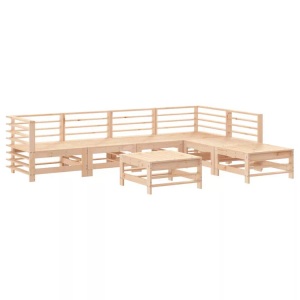 vidaXL, vidaXL 7-tlg. Garten-Lounge-Set Massivholz Kiefer, vidaXL 7-tlg. Garten-Lounge-Set Massivholz Kiefer