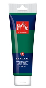 Caran d'ache, CARAN D'ACHE Acrylfarbe 250ml 2810.210 smaragd, Caran d'Ache Acrylfarbe, smaragd, 2810.210, (250ml)