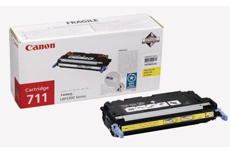 Canon, Original Tonerpatrone gelb Canon 711 y, Canon Toner, gelb, 711, 1657B002, (6'000 Seiten)