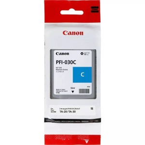 Canon, CANON Tintenpatrone cyan PFI030C iPF TX-20 55ml, Canon Tintenpatrone, blau, PFI-030C, (55ml)