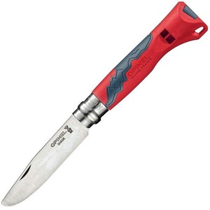 Opinel, OPINEL Messer Kinder, opinel Kindermesser N°7 Outdoor junior Rot