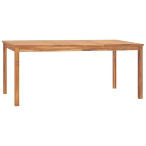 vidaXL, vidaXL Garten-Esstisch 180x90x77 cm Teak Massivholz, vidaXL Garten-Esstisch 180x90x77 cm Massivholz Teak