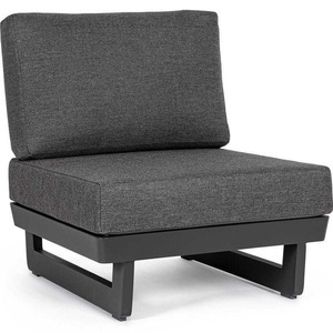 mutoni lifestyle, Modularer Gartenstuhl Infinity anthrazit, Modularer Gartenstuhl Infinity anthrazit