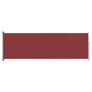 vidaXL, vidaXL Seitenmarkise Ausziehbar 200x600 cm Rot, vidaXL Seitenmarkise Ausziehbar 200x600 cm Rot