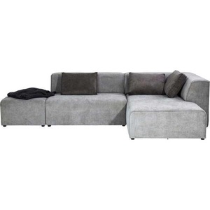 Kare Design, Sofa Infinity Ottomane Rechts Grau, KARE Design - Sofa Infinity Ottomane Rechts Grau, One Size