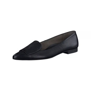 Paul Green, Loafer aus weichem Kalbsleder Paul Green Schwarz, Paul Green - Ballerinas, für Damen, Schwarz, Größe 38