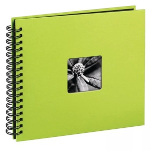 undefined, Hama 00010610 Foto Album u. Sichtbuch, Hama Spiralalbum Fine Art, 360 x 320mm, kiwi, 10610, (25 Blatt)