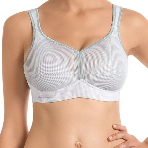 ANITA ACTIVE, Anita Active Sport-BH »Air Control Delta Pad«, Anita - Air Control mit Delta Pad - Sport-BH, für Damen, Weiss, Größe 65/H