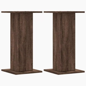 vidaXL, vidaXL Pflanzenständer 2 Stk. Eichen-Optik 30x30x60 cm Holzwerkstoff