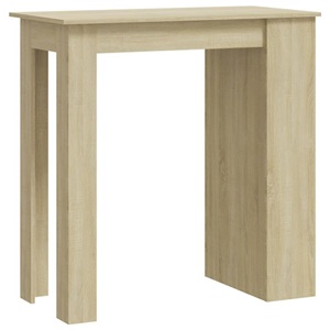 vidaXL, vidaXL Bartisch mit Regal Sonoma-Eiche 102x50x103,5 cm Holzwerkstoff, vidaXL Bartisch mit Regal Sonoma-Eiche 102x50x103,5 cm Holzwerkstoff