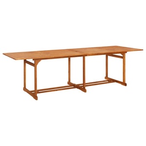 vidaXL, vidaXL Garten-Esstisch 280x90x75 cm Massivholz Akazie, vidaXL Garten-Esstisch 280x90x75 cm Massivholz Akazie