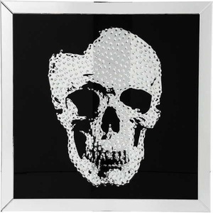 Kare Design, Bild Frame Mirror Skull 100x100cm, Bild Frame Mirror Skull 100x100cm