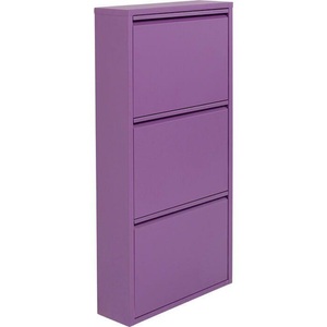 Kare Design, Schuhkipper Caruso 3-er violett, KARE Schuhschrank »Caruso«