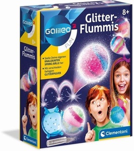 Clementoni GmbH, Glitter-Flummis (Experimentierkasten), Clementoni - Galileo - Glitter-Flummis