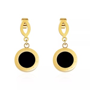 undefined, Ailoria - Aglaé Ohrringe mit Schmucktäschchen, AILORIA - AGLAÉ Ohrringe, 27mm, Gold