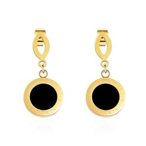 undefined, Ailoria - Aglaé Ohrringe mit Schmucktäschchen, AILORIA - AGLAÉ Ohrringe, 27mm, Gold