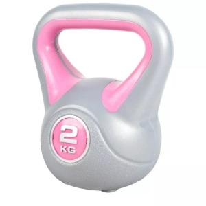 Gorilla sports, Kettlebell Stylish Unisex Taubengrau 2 kg, Gorilla Sports - Kettlebell Stylish, One Size, Taubengrau