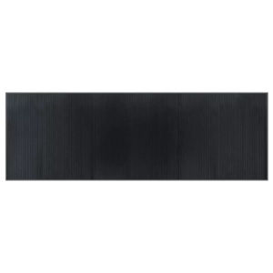 vidaXL, vidaXL Teppich Rechteckig Grau 100x300 cm Bambus, vidaXL Teppich Rechteckig Grau 100x300 cm Bambus