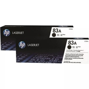 Hp, 2 Original Tonerpatronen schwarz HP No. 83A, CF283AD, HP Toner Nr. 83A (CF283AD) Black