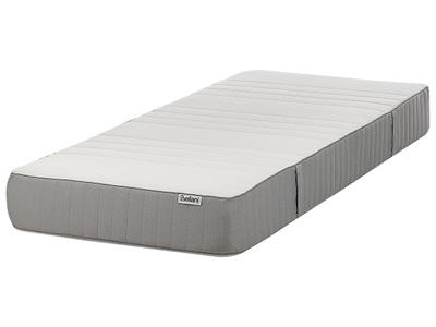 Beliani, Matratze aus Polyester HAPPINESS Matratze aus Polyester HAPPINESS, Beliani - Gel-Memory-Schaummatratze aus PU-Schaum HAPPINESS, 80X200CM, Weiss Bunt