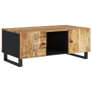 vidaXL, vidaXL Couchtisch 100x54x40 cm Massivholz Mango & Holzwerkstoff, vidaXL Couchtisch 100x54x40 cm Massivholz Mango & Holzwerkstoff