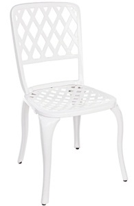 mutoni Garten, Aluminium Gartenstuhl Faenza weiss, Aluminium Gartenstuhl Faenza weiss