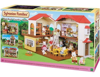 Sylvanian families, Sylvanian Families ® Stadthaus mit Licht - bunt, 2752 - Grosses beleuchtetes Haus SYLVANIAN FAMILIES beige