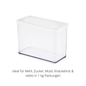 Rotho, Rotho Vorratsdose Premium Loft 2.1 l, Rotho Vorratsbehälter Premium Loft 2.1 l, Transparent