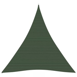 vidaXL, vidaXL Sonnensegel 160 g/m² Dunkelgrün 5x6x6 m HDPE, vidaXL Sonnensegel 160 g/m² Dunkelgrün 5x6x6 m HDPE